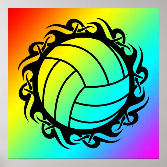 Stammvolleyball Poster (Vorne)