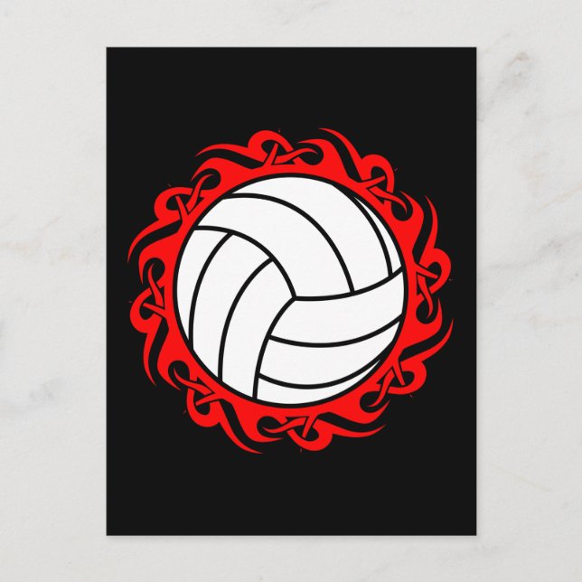 Stammvolleyball Postkarte (Vorderseite)