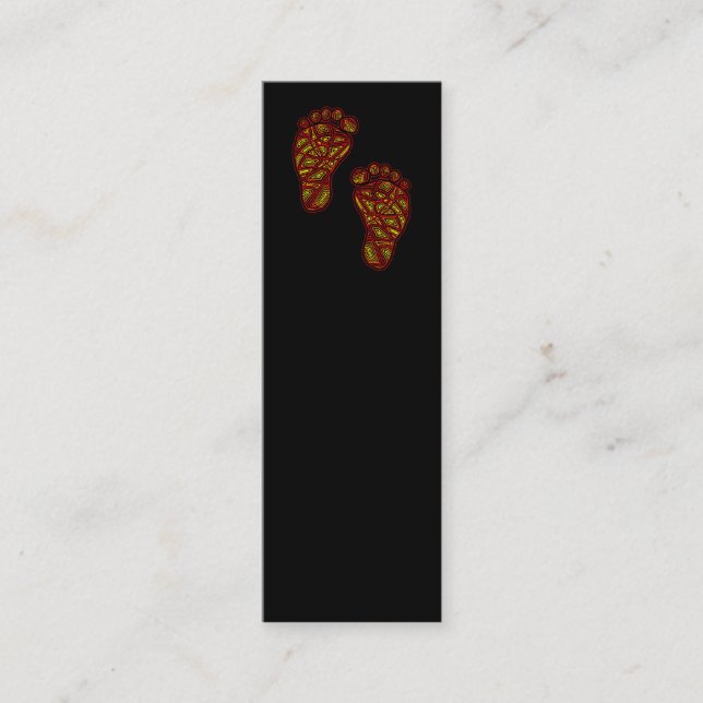 Stammzehen Mini Visitenkarte (Vorderseite)