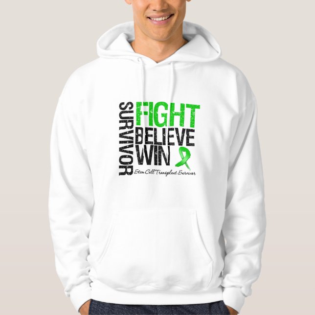 Stammzelle-Transplantations-Überlebend-Kampf Hoodie (Vorderseite)