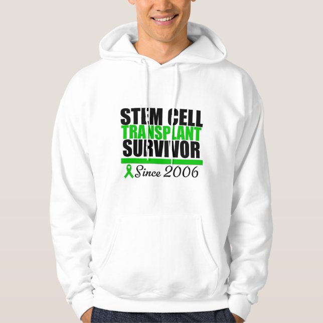 Stammzelle-Transplantations-Überlebender seit 2006 Hoodie (Vorderseite)