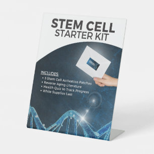 Stammzellen-Starterkit Sockelschild