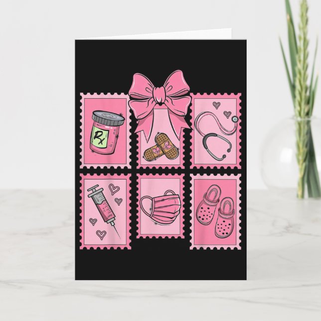 Stamp Bow Apotheke Pille Cpht Apotheker Techniker Karte (Vorderseite)