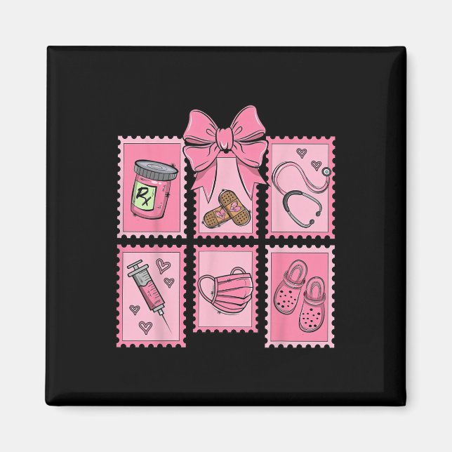 Stamp Bow Apotheke Pille Cpht Apotheker Techniker Magnet (Vorne)