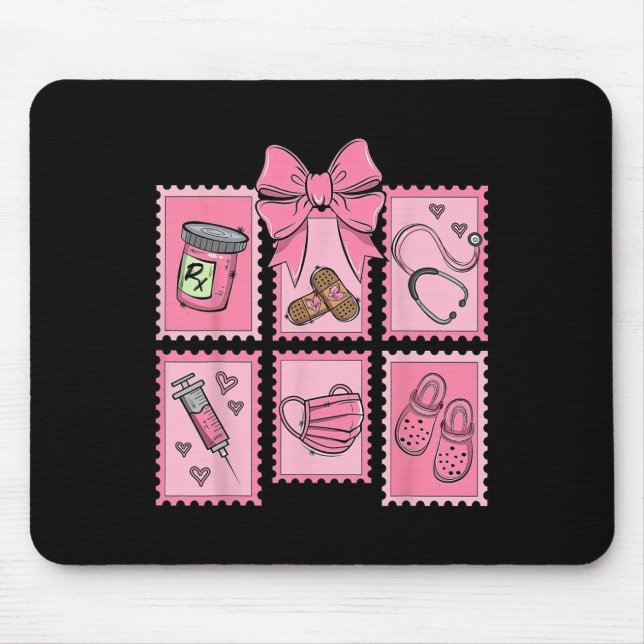 Stamp Bow Apotheke Pille Cpht Apotheker Techniker Mousepad (Vorne)