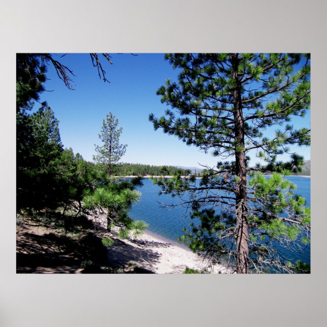 Stampede Reservoir - Tahoe National Forest Poster (Vorne)