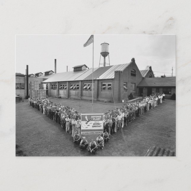 Stamping und Emaillieren von Chattanooga Postkarte (Vorderseite)