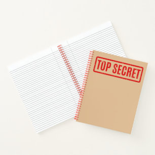 Stamps Top Secret Notebook Notizbuch