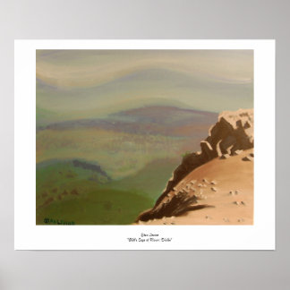 Stan Levine's Cliff's Edge of Mt. Diablo Print Poster