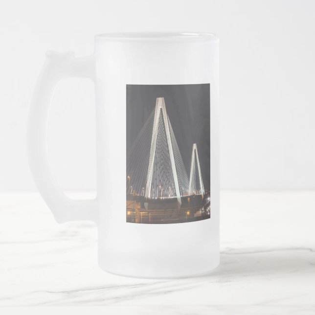 Stan Musial Veterans Bridge Mattglas Bierglas (Links)