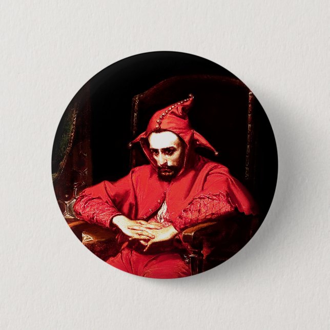 Stanczyk Gemälde des polnischen Künstlers Jan Mate Button (Vorderseite)