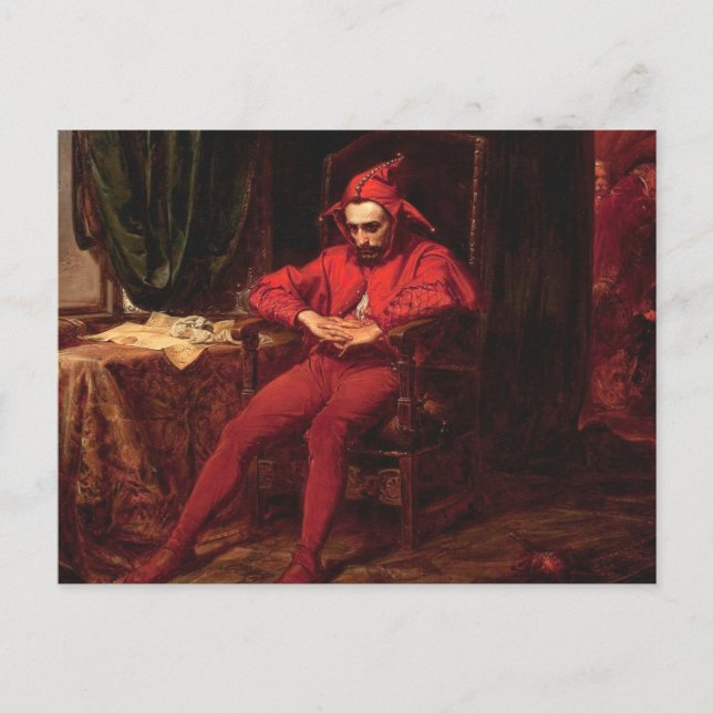 Stańczyk von Jan Matejko Postkarte (Vorderseite)