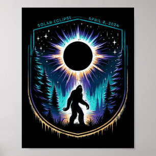 Stand: 8. April 2024 Gesamtsolares Eclipse 1 Poster