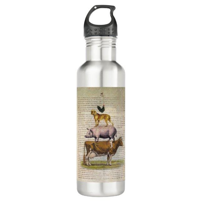 Stand A1.tif des Bauernhof-NOB10 Edelstahlflasche (Vorderseite)