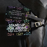 STAND AUF FÜR ATOMSPIELE-Sprichwort "Science Quote Gepäckanhänger<br><div class="desc">WISSENSCHAFTLICHES GEPÄCK TAGS. Mit diesem coolen, trendigen, wissenschaftlich inspiriert Gepäckanhänger können Sie Ihr Gepäck individuell gestalten und leichter am Gürtel finden. Entworfen für alle Wissenschaftler, Wissenschaftslehrer, Wissenschaftsstudenten und alle Wissenschaftsfreaks in Ihrem Leben (auch Sie)! Entwickelt von Thisisnotme©</div>