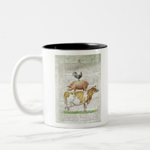 Stand B1.tif des Bauernhof-NOB11 Zweifarbige Tasse