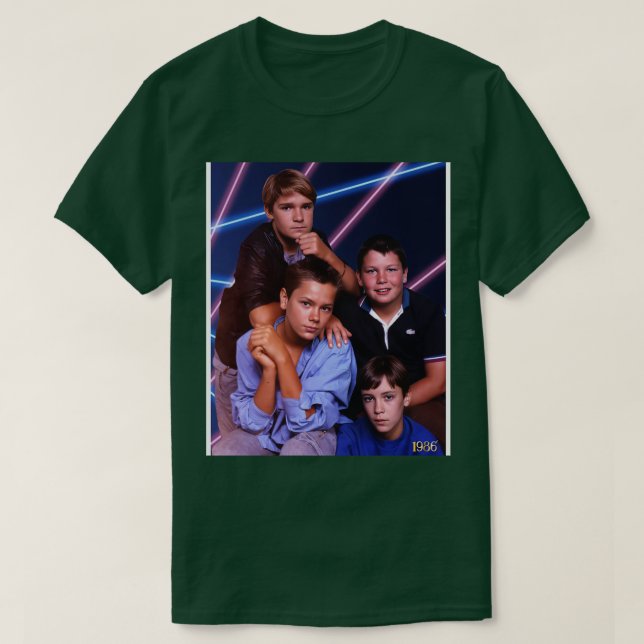 Stand by Me 80er Laser School Picture T-Shirt (Design vorne)