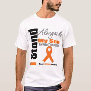 Stand der Leukämie-I neben meinem Sohn T-Shirt