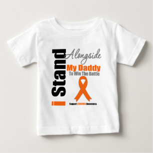 Stand der Leukämie-I neben meinem Vati Baby T-shirt