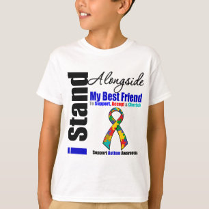 Stand des Autismus-I neben meinem besten Freund T-Shirt