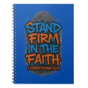 "Stand Firm" - 1 Korinther 16:13 Notizblock