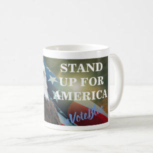 STAND FÜR AMERIKA #VoteBlue Kaffeetasse
