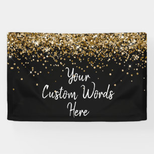 Stand für das Foto von Custom Schwarz-weiß Gold Bi Banner