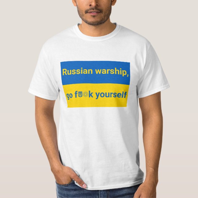 Stand mit dem ukrainischen Mens-Shirt T-Shirt (Vorderseite)
