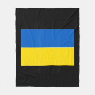 Stand mit der Ukraine Fleecedecke