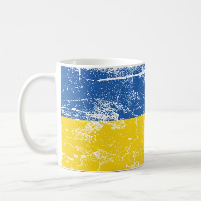 Stand mit der Ukraine, Invasion durch Russland 202 Kaffeetasse (Links)