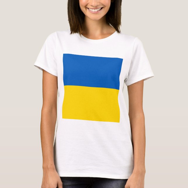 STAND MIT DER UKRAINE! T-Shirt (Vorderseite)