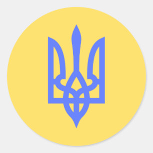 Stand mit der Ukraine Trident Sticker