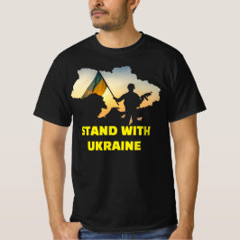 Stand mit der Ukraine - Unterstützung und Solidari T-Shirt