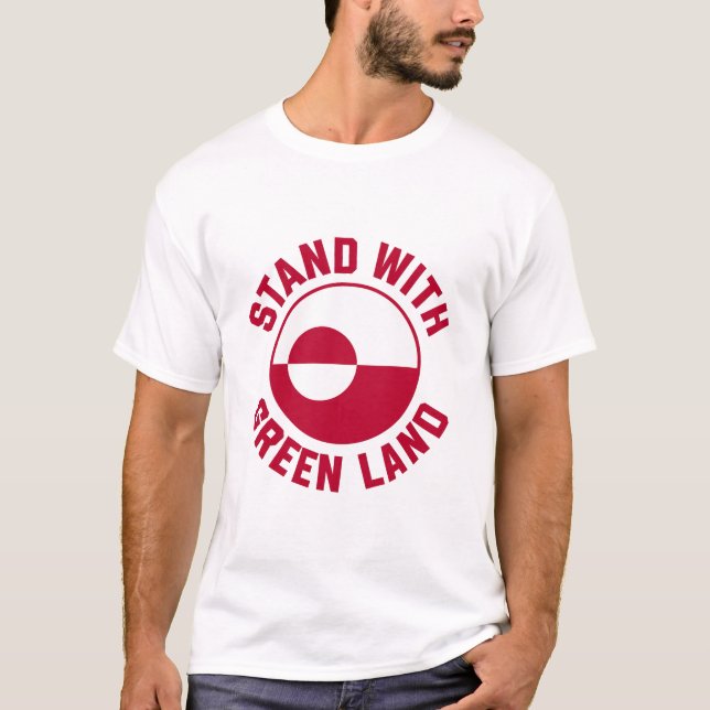 Stand mit Grönland T-Shirt (Vorderseite)