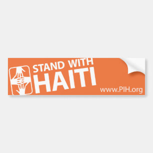 STAND MIT HAITI-Autoaufkleber Autoaufkleber