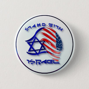 Stand mit Israel - mit Buchstaben gekennzeichnete Button