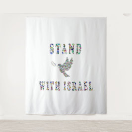 Stand mit Israel Wandteppich
