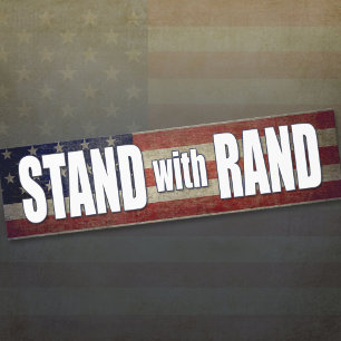 Stand mit Rand Paul 2016 Autoaufkleber