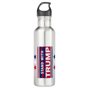 Stand mit Trump~2024~MAGA Edelstahlflasche