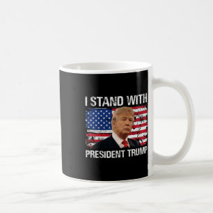 Stand Präsident Trump - amerikanische Flagge Trump Kaffeetasse