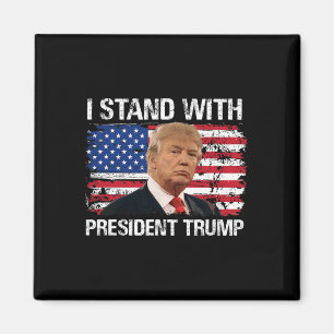 Stand Präsident Trump - amerikanische Flagge Trump Magnet