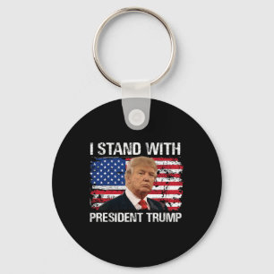 Stand Präsident Trump - amerikanische Flagge Trump Schlüsselanhänger