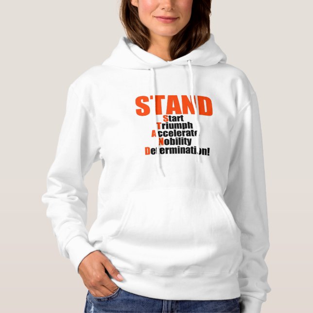STAND-Sammlung Hoodie (Vorderseite)