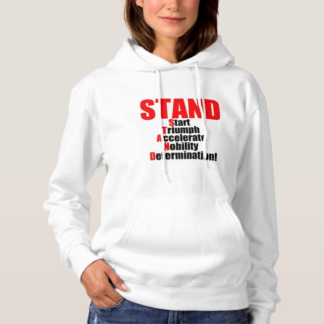 STAND-Sammlung Hoodie (Vorderseite)