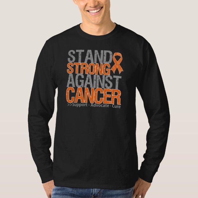 Stand stark gegen Nieren-Krebs T-Shirt (Vorderseite)