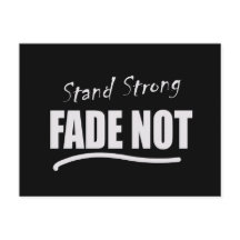 Stand Strong Fade Pas La Carte Postale Des Détenus