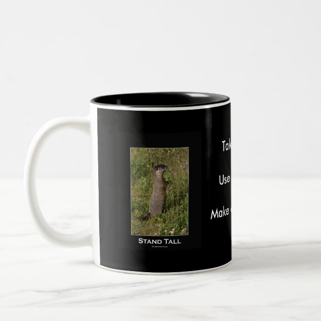 Stand Tall Marmot Tasse (Links)