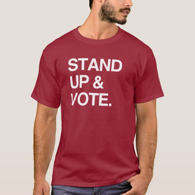 STAND UND STIMME T-Shirt (Vorderseite)