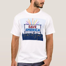 "STAND UP AUJOURD'HUI" T-shirt Save America