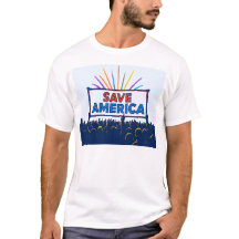 "STAND UP AUJOURD'HUI" T-shirt Save America
